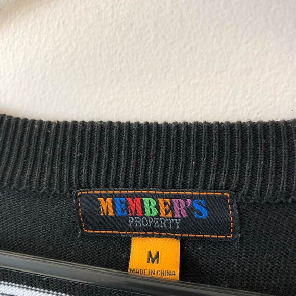 Members only white strip cardigan - Picture 2 of 2